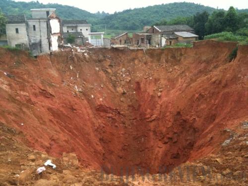 Earth Sinking
