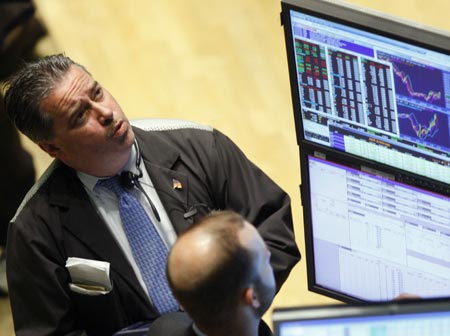 U.S. stocks surged in the last trading hour Thursday as investors hunt for bargain a day after Wall Street's worst session since the 1987 crash.
